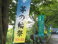 白山宮　茅の輪くぐり