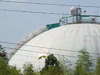 ガスタンクの修理