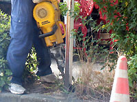 宅地造成規制区域の看板