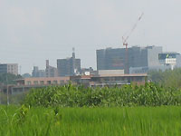赤池駅前のベリスタ赤池建設中
