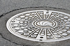 中部電力のマンホール