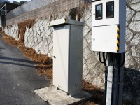 下水管につなげる為のポンプ