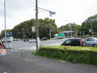 赤池2丁目の交差点