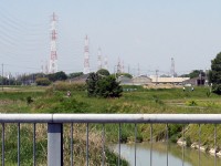 天白川とウォーキングコース