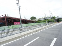 米野木駅前のスーパー建設中