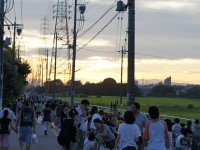 花火の場所取り