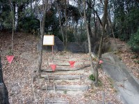 北高上緑地の入り口