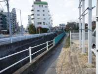 平針と日進境界の細道