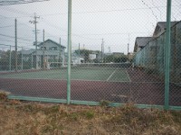 1面だけのテニスコート