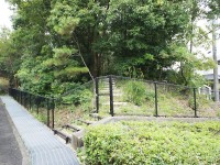 北高上緑地の南西入口