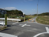 裏道通行止め！