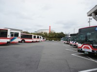 名鉄バスがいっぱい