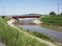 川幅が広がっている