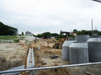 山を開いて道作り