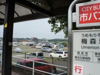 梅森荘バス停裏から日進市