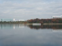 日進研究開発団地を一望