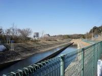 千子池と愛知用水石碑4
