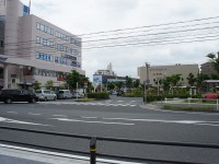 赤池駅駅前の歩道1