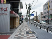 赤池駅駅前の歩道2